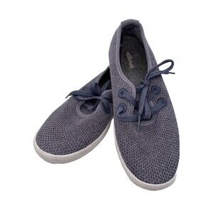 Allbirds Runner Women Sz 7 Tree Skipper Casual Shoe Gray LaceUp Knit Sustainable